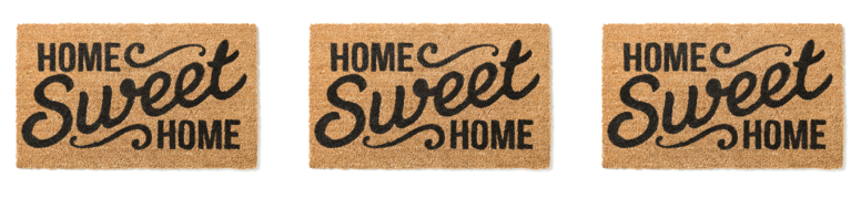 Home Sweet Home Mat Collage